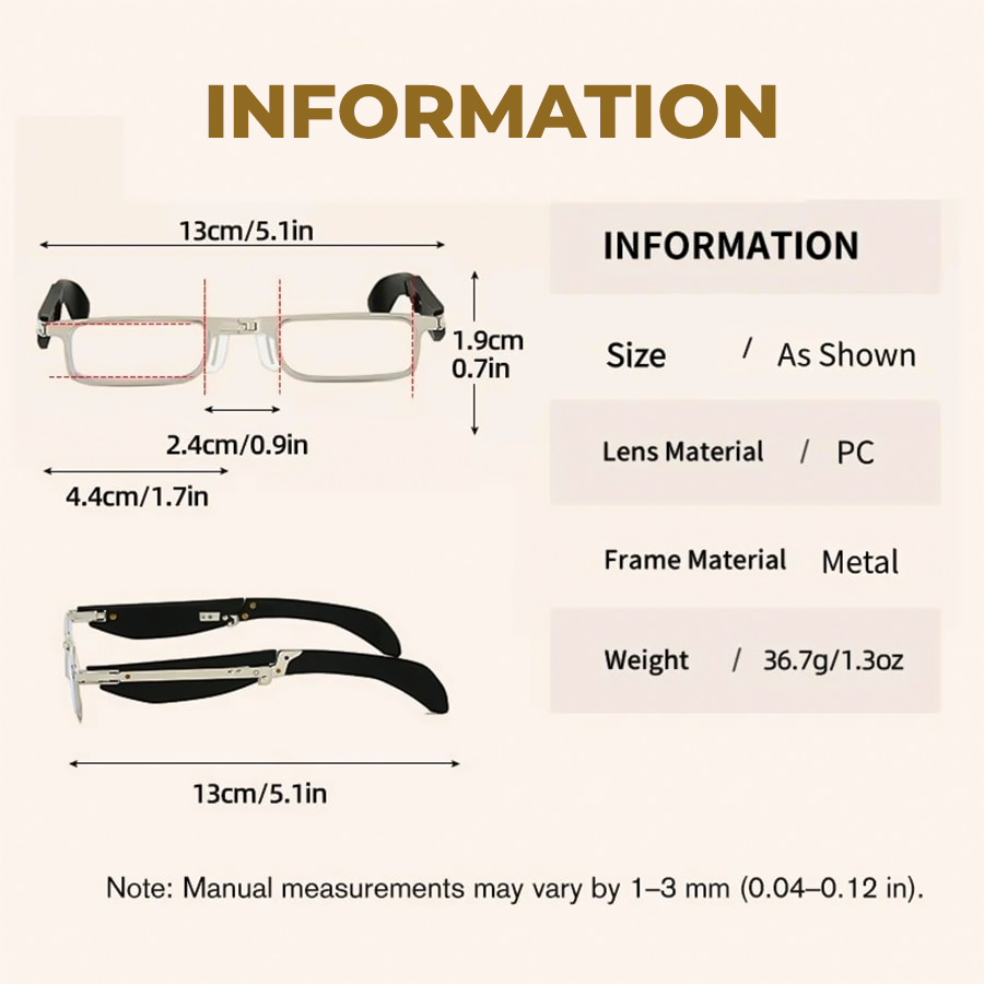 PocketVision – Mini Gafas de Lectura Plegables
