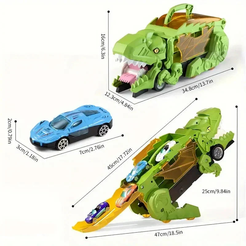 RaptorRace – Dino-Auto-Fress-LKW-Set