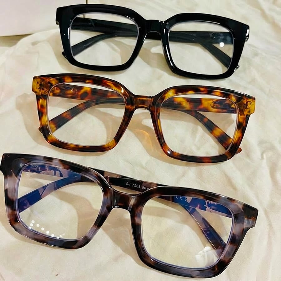 LuxeFocus – Gafas de lectura cuadradas con filtro de luz azul