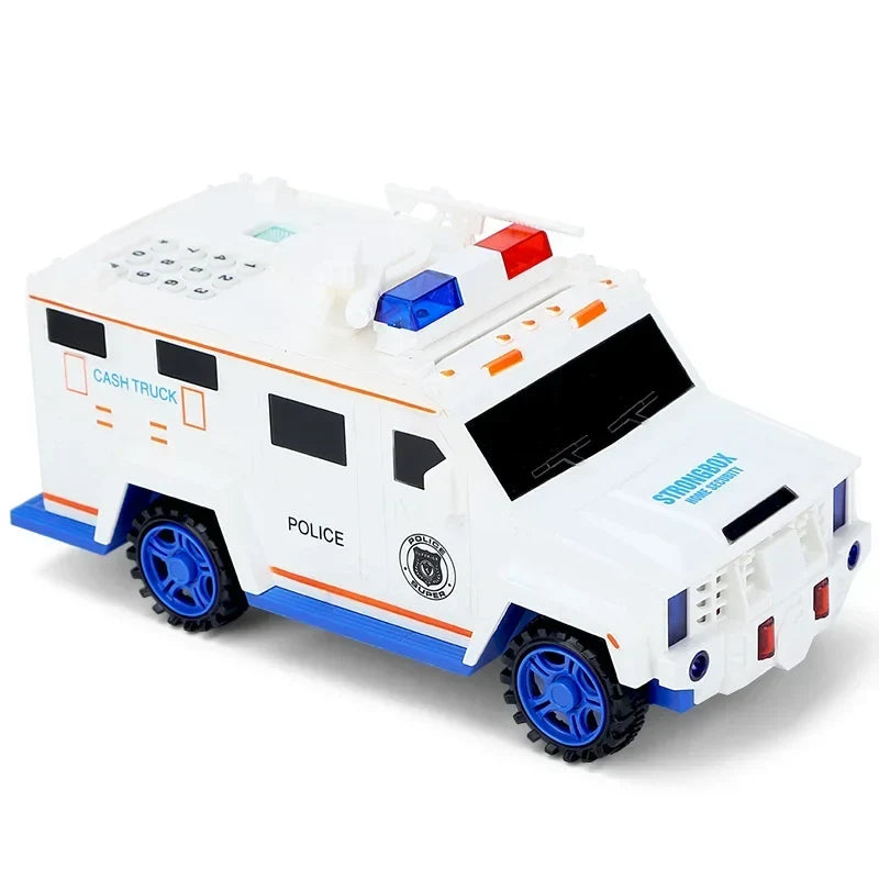 Armored Car Money Saving Box, Electronic Piggy Bank for Boys & Girls
