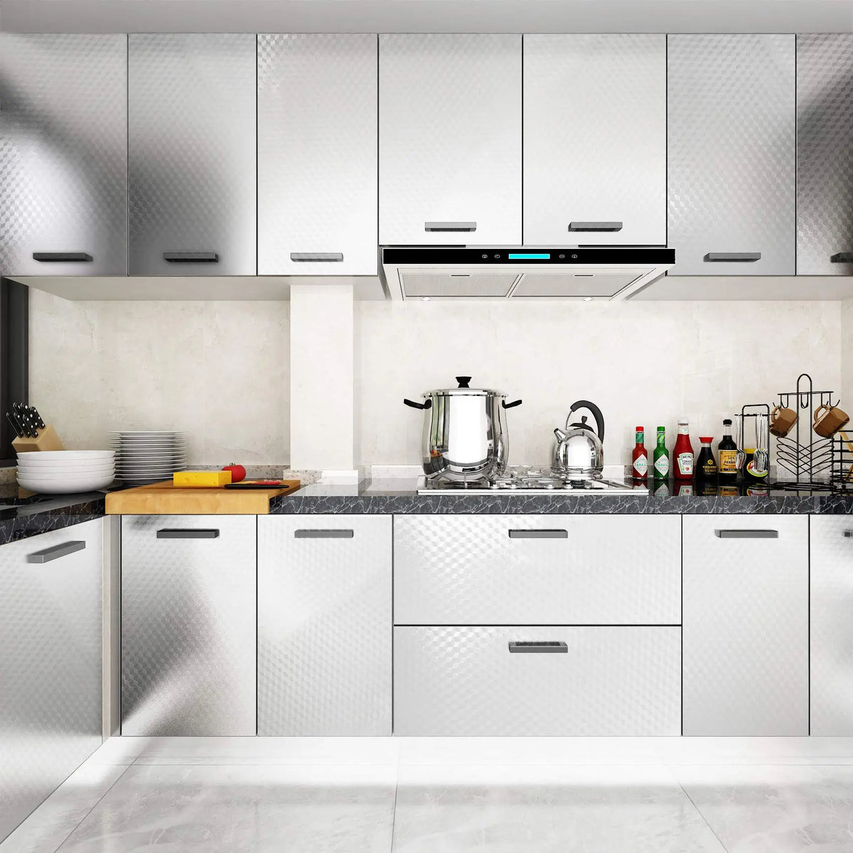 Metaluxe – Lámina Impermeable para Superficies de Cocina
