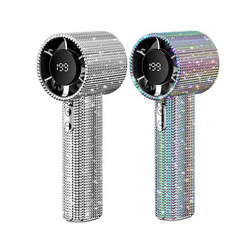 BreezeLux – Luxuriöser, wiederaufladbarer Turbo-Handventilator
