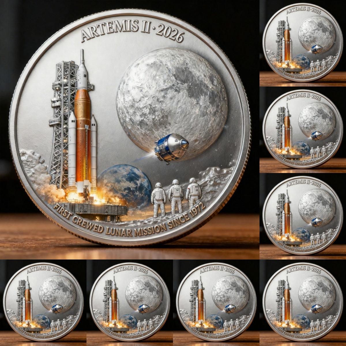 CosmicEra – Tribut-Münze zur Mondexploration