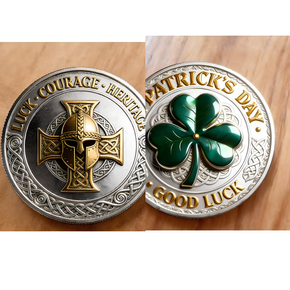 EmeraldLegacy - Moneda Coleccionable del Día de San Patricio