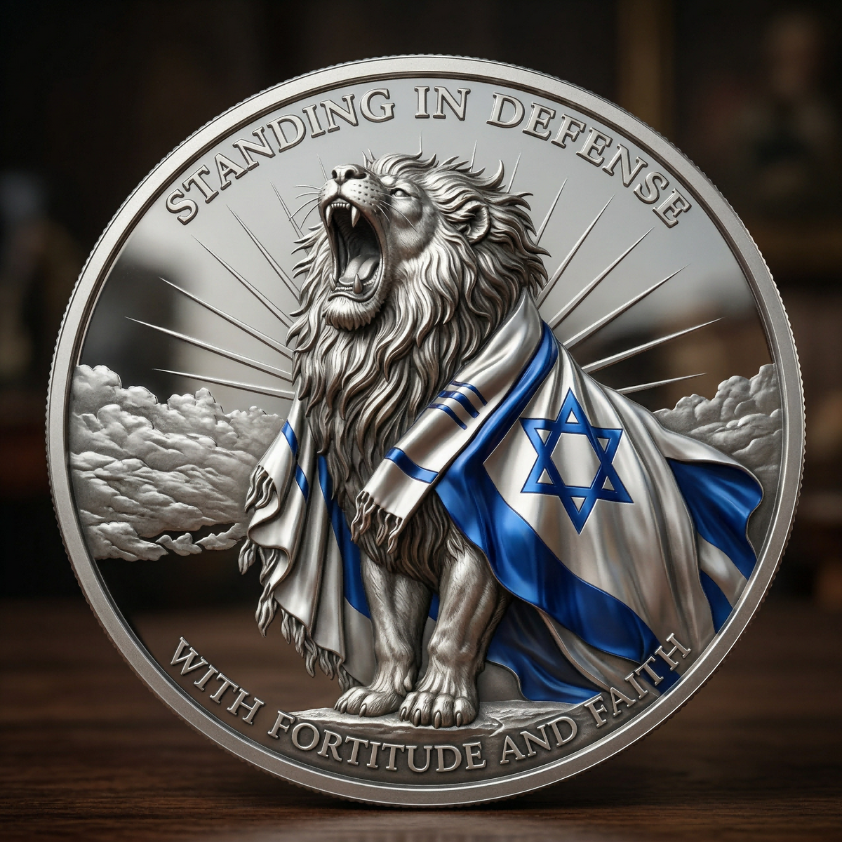 LeónDelPacto – Moneda de Fe y Fortaleza