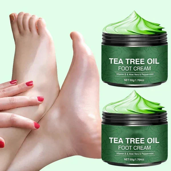 AloeSoothe – Crema hidratante para pies con aloe vera y árbol de té