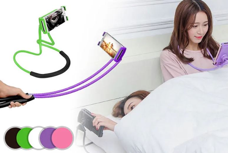 LazyGrip – Soporte de teléfono manos libres para el cuello