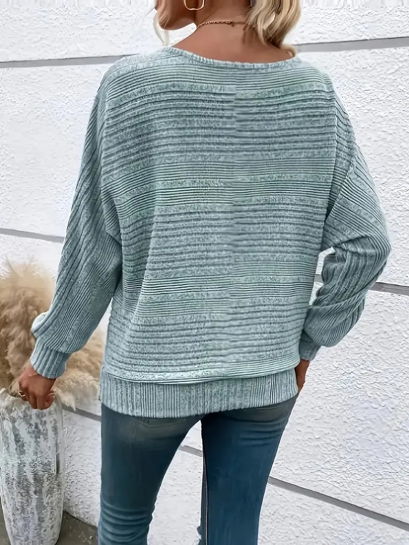 SoftAura – Damen-Pullover mit Fledermausärmeln