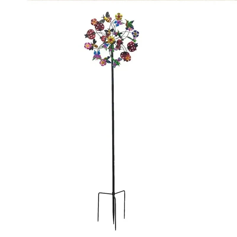 TwinkleBloom – Decoración solar de jardín en forma de flor