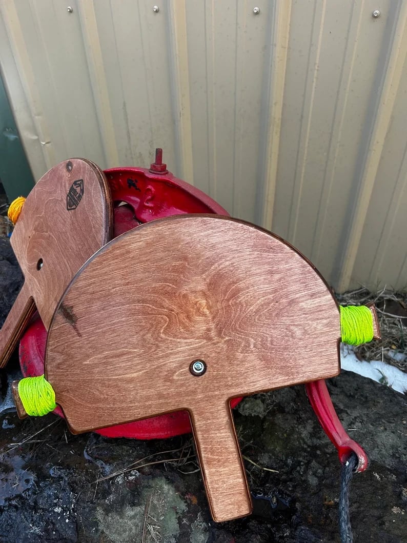 AuraAngle – Transportador de ángulos de madera de abedul hecho a mano con precisión