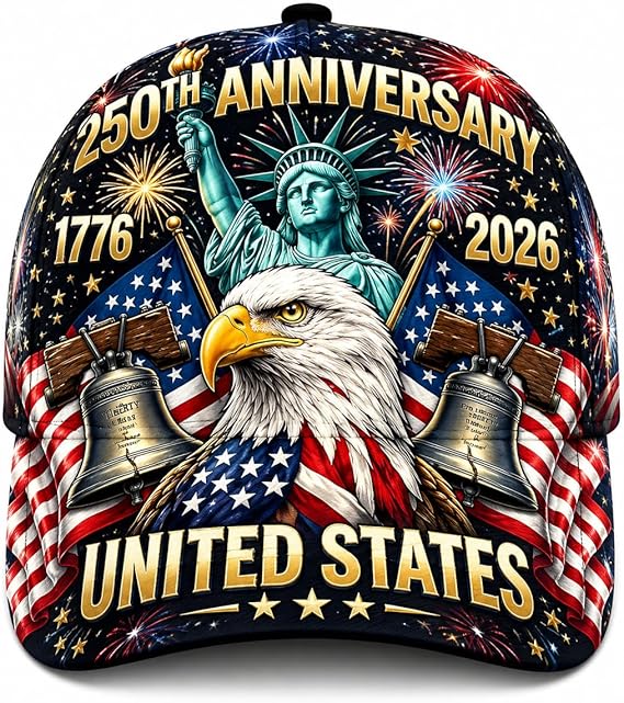 FreedomForge – Gorra del patrimonio de Estados Unidos 1776–2026