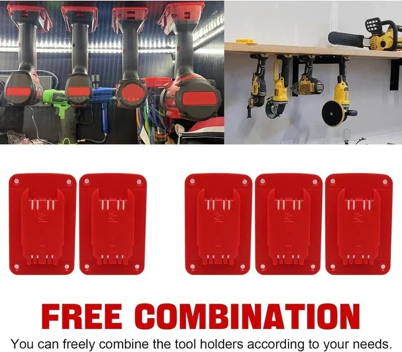 VoltRack – Kit de montaje en pared para 20 herramientas y baterías