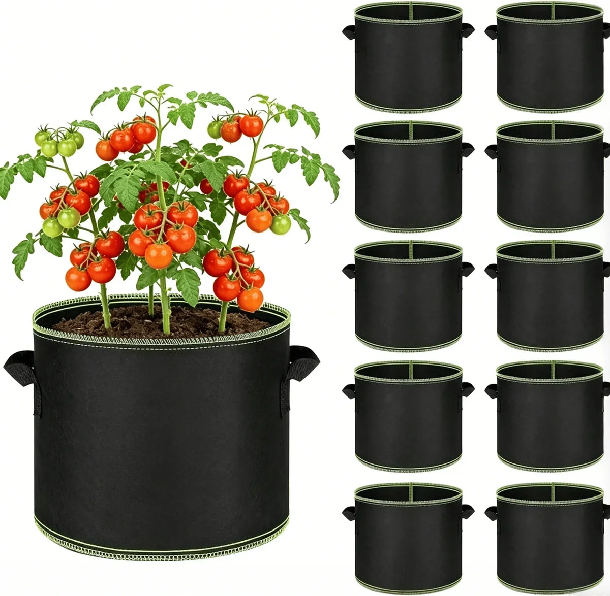 GardenFlow – Bolsas de cultivo reutilizables para raíces sanas