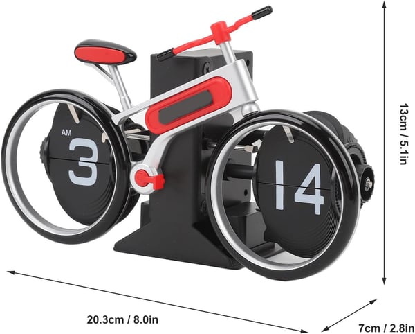 CycleTime - Reloj de pie de bicicleta vintage