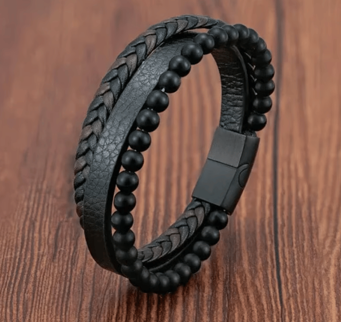 ShadowBand – Pulsera de cuero atemporal