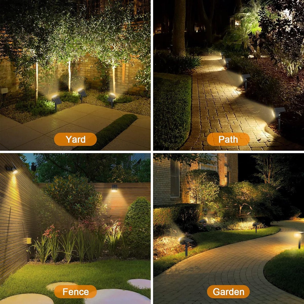 SunBeam – Focos solares impermeables para exteriores