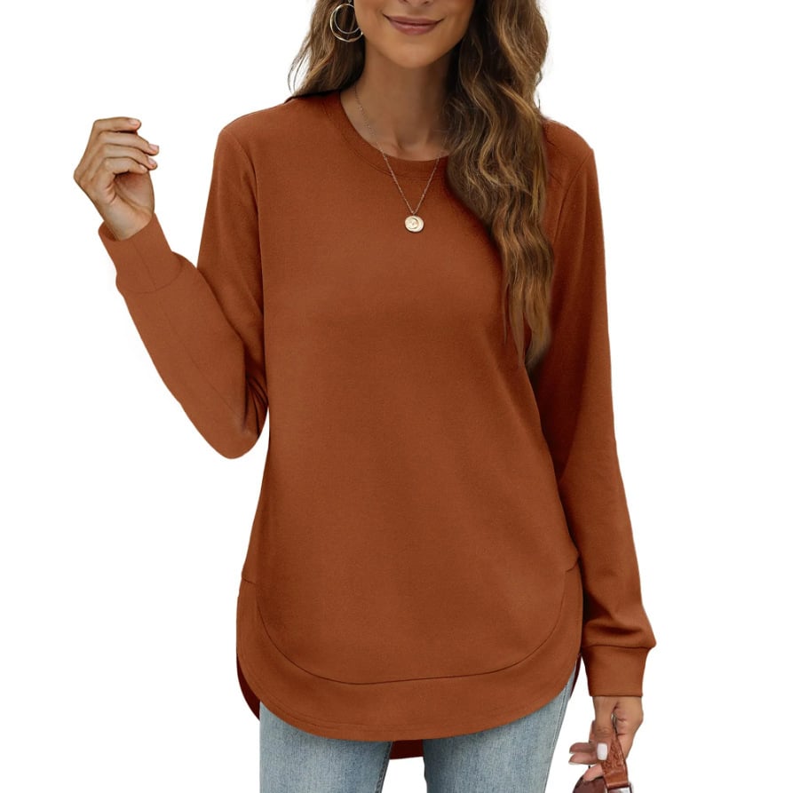 CurveFit – Weiches Crewneck-Sweatshirt für ganztägigen Tragekomfort