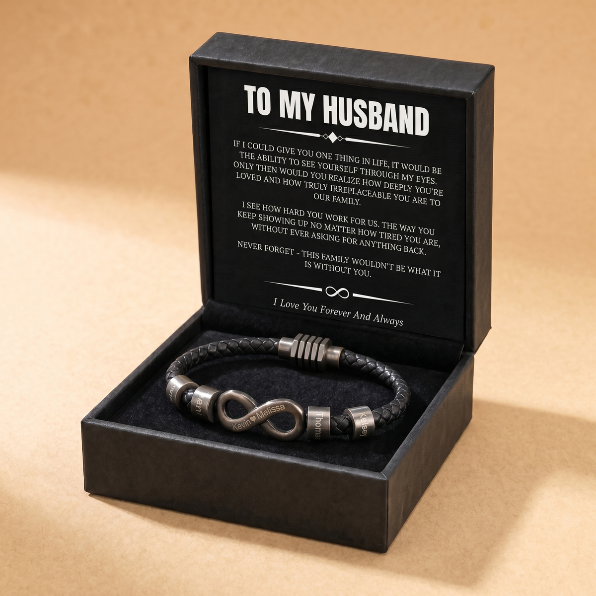 BondForge – Pulsera familiar personalizada de recuerdo