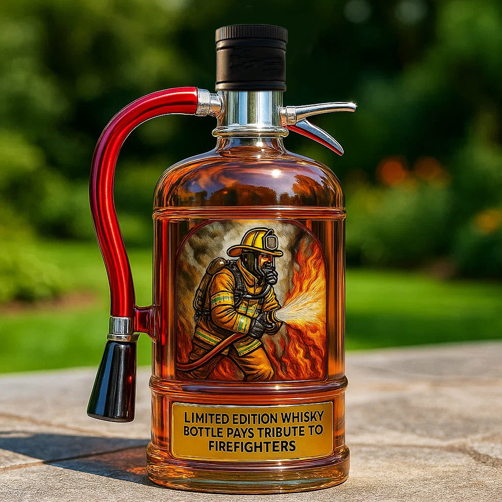 LumeHero – Decantador de whisky con homenaje a los bomberos