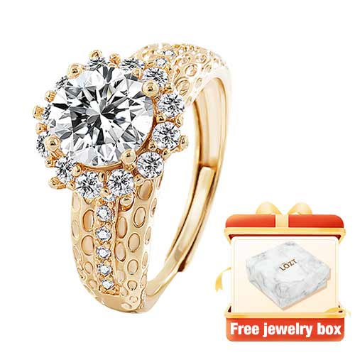RoyalArrow – Anillo con ocho corazones y flechas