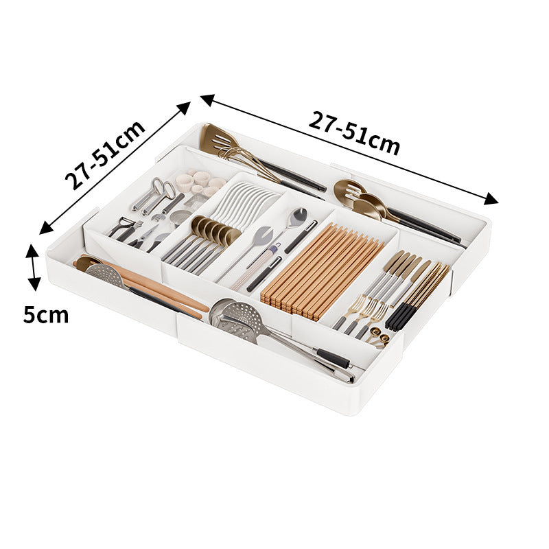 TidyNest – Verstellbarer Schubladen-Organizer