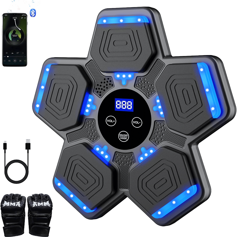 BoxBeat Pro – Máquina de Boxeo Interactiva