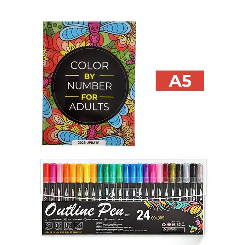 QuietCanvas – Libro para colorear terapéutico para adultos