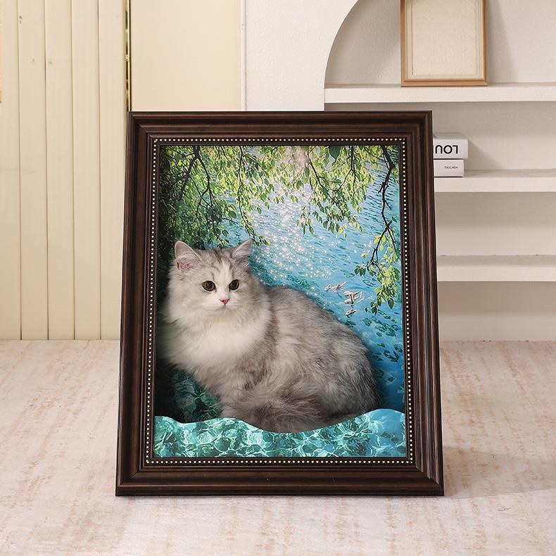 PurrfectArt – Cama Rascador para Gatos de Mona Lisa