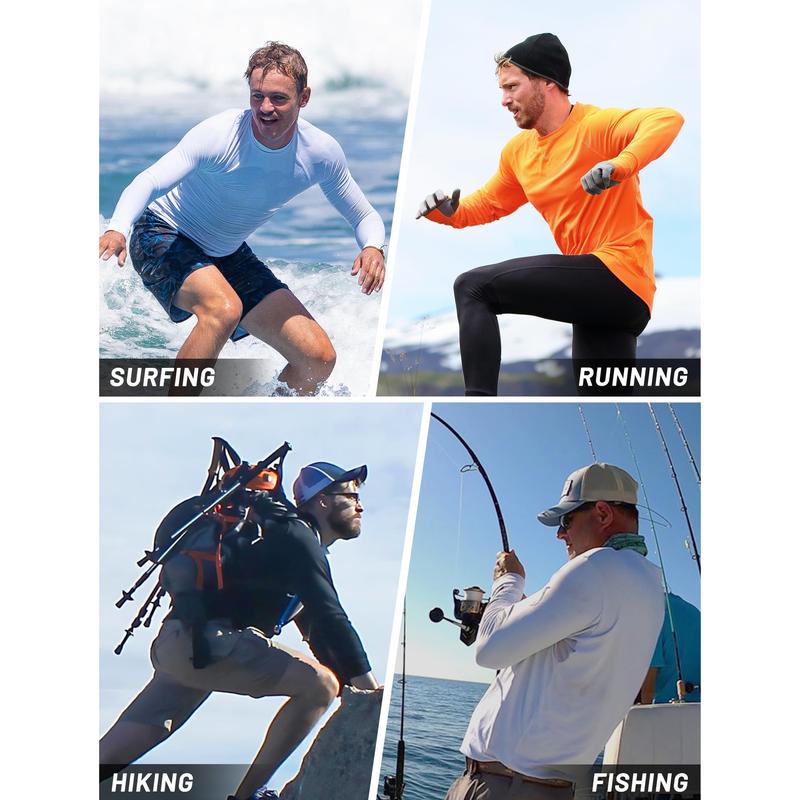 SunShield Pro - Camiseta de alto rendimiento de manga larga para hombre con protección UPF 50+