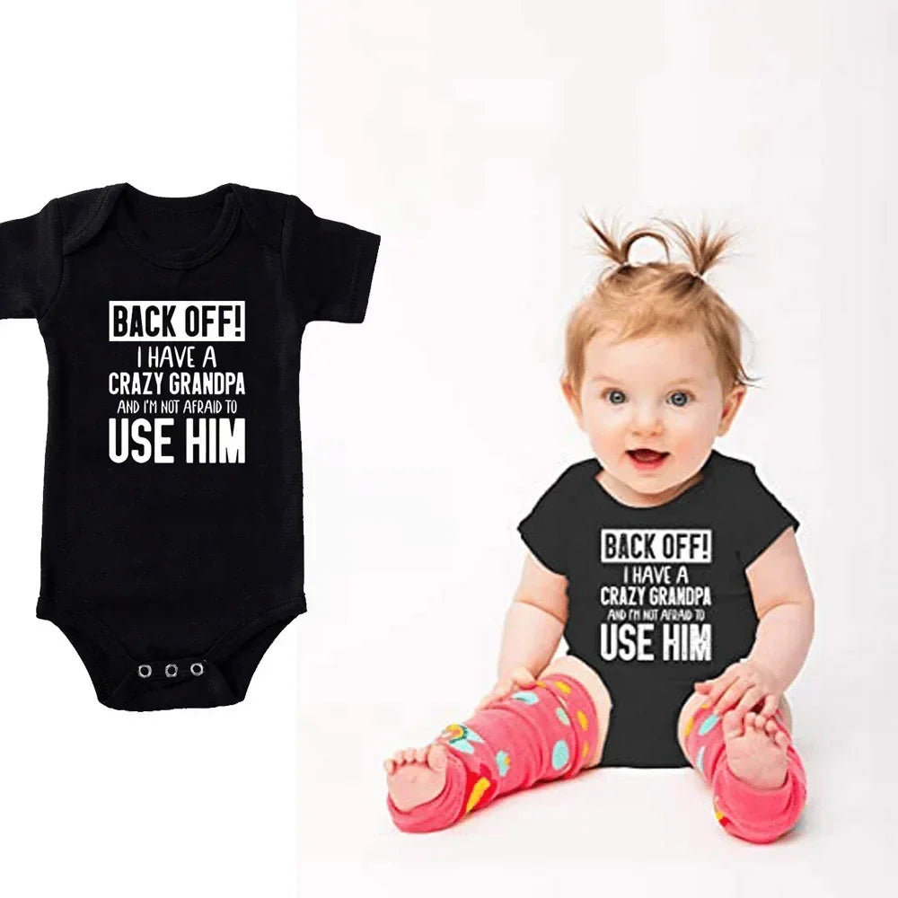 SnugglePrint – Traje de bebé con cita del abuelo