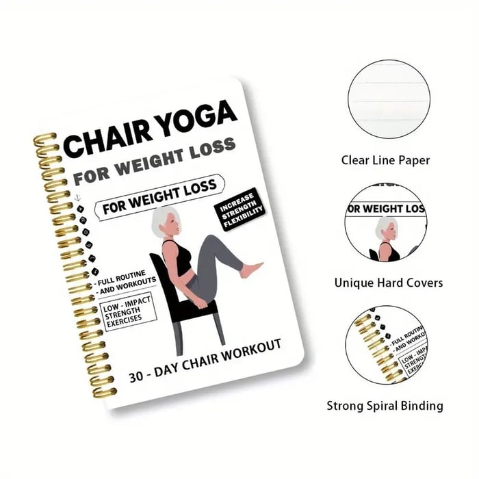 ChairFit – 30-Tage-Tagebuch für Stuhl-Yoga zum Abnehmen