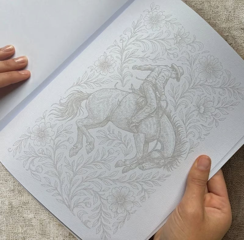 CalmLines – Libro de coloreado inverso terapéutico con páginas gruesas y fáciles de arrancar