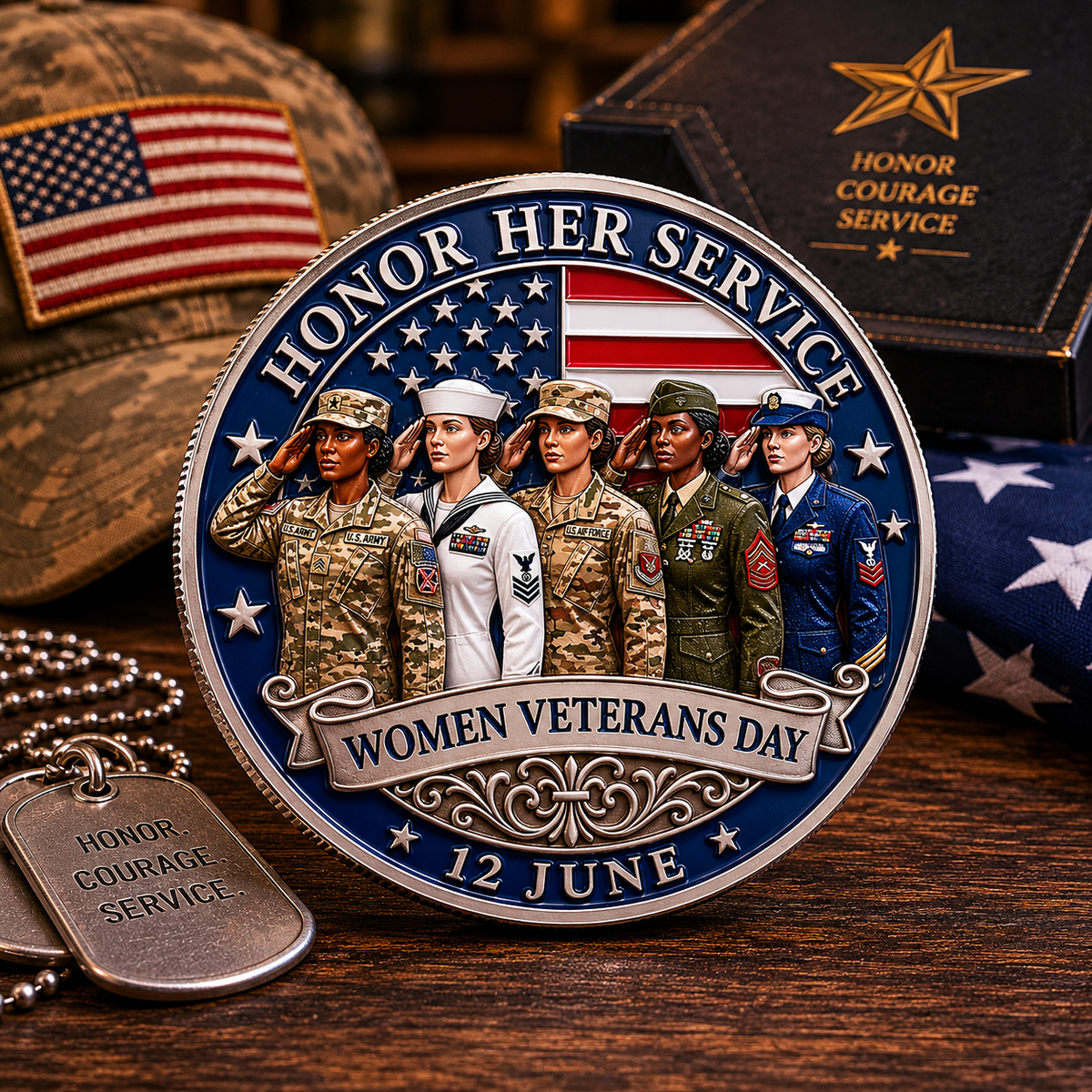 ValorRose – Moneda conmemorativa para veteranas