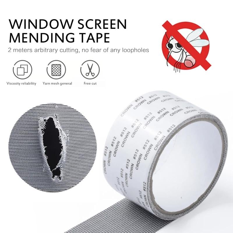 MeshFix – Cinta Autoadhesiva para Reparación de Mosquiteras