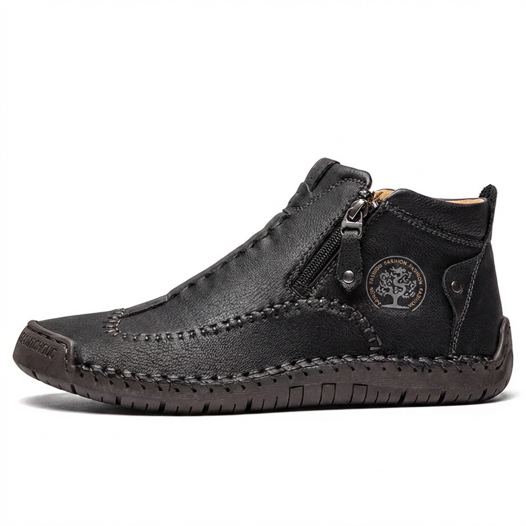 Hudson — Handgenähte Lederstiefeletten