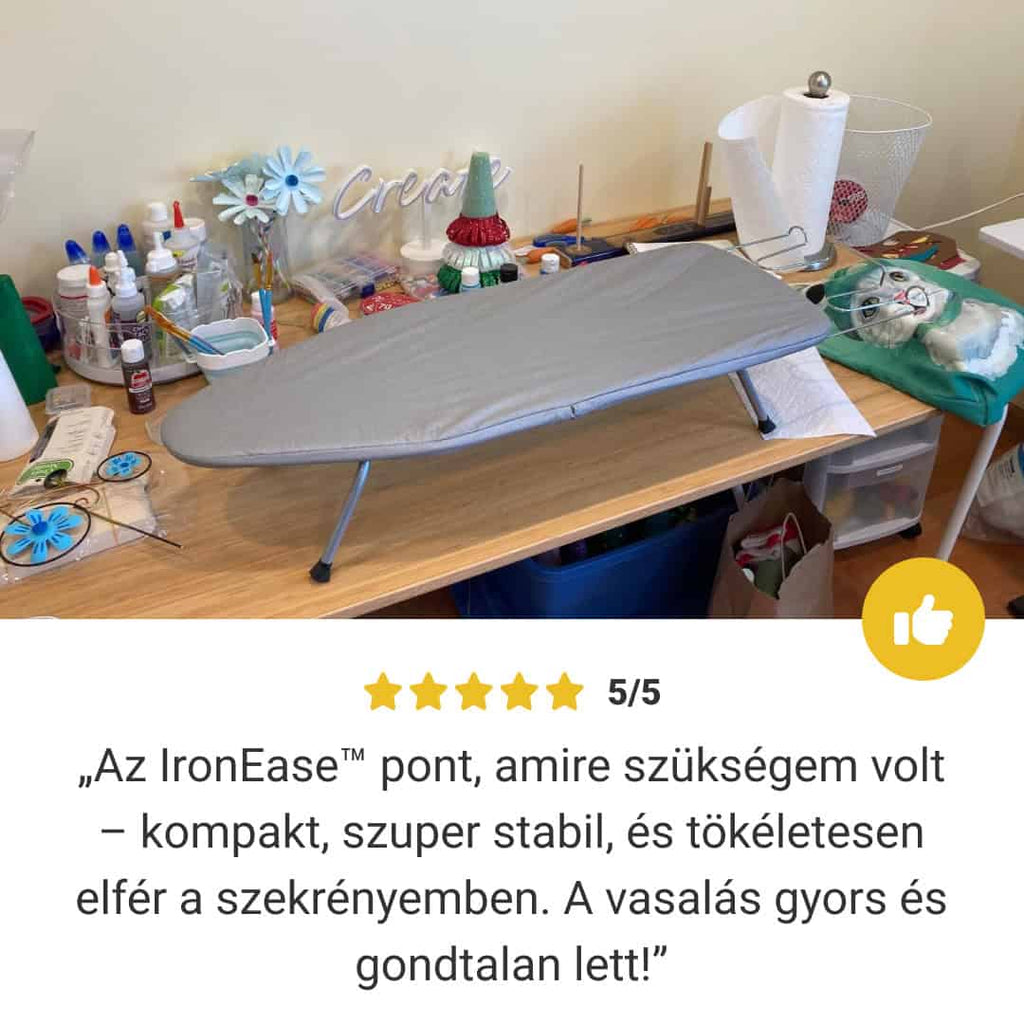 QuickIron - Tabla de planchar portátil para apartamentos y viajes