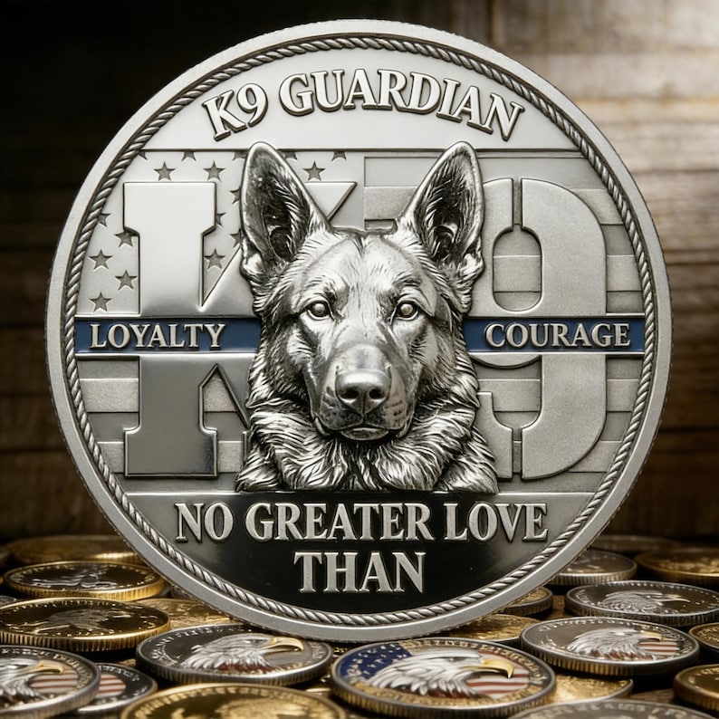 La promesa del guardián: moneda de honor K9