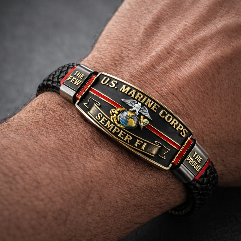 SemperValor – Pulsera Homenaje al Cuerpo de Marines de EE. UU.