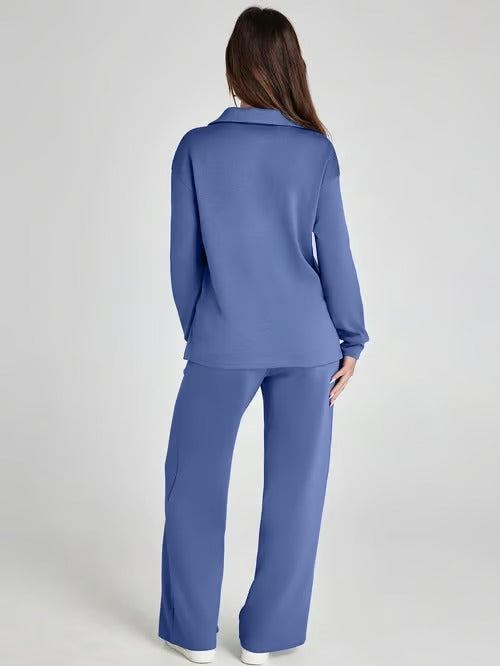 Conjunto SkySilk – Ropa de salón ligera