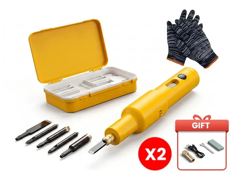 PowerSculpt – Kit de herramientas eléctricas profesionales inalámbricas para tallado en madera