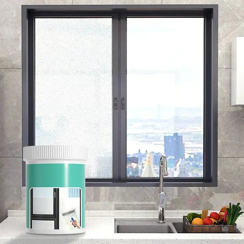 CrystalMist – Wasserfeste, mattierende Sichtschutzfarbe für Fenster