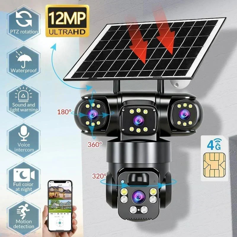 EagleView – 360°-Solar-WLAN-Kamera