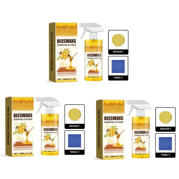 WoodAura – Spray abrillantador natural para suelos de cera de abejas