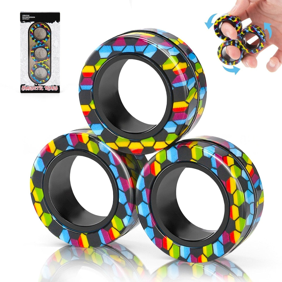 CalmLoop – Anillos Giratorios Magnéticos Antiestrés