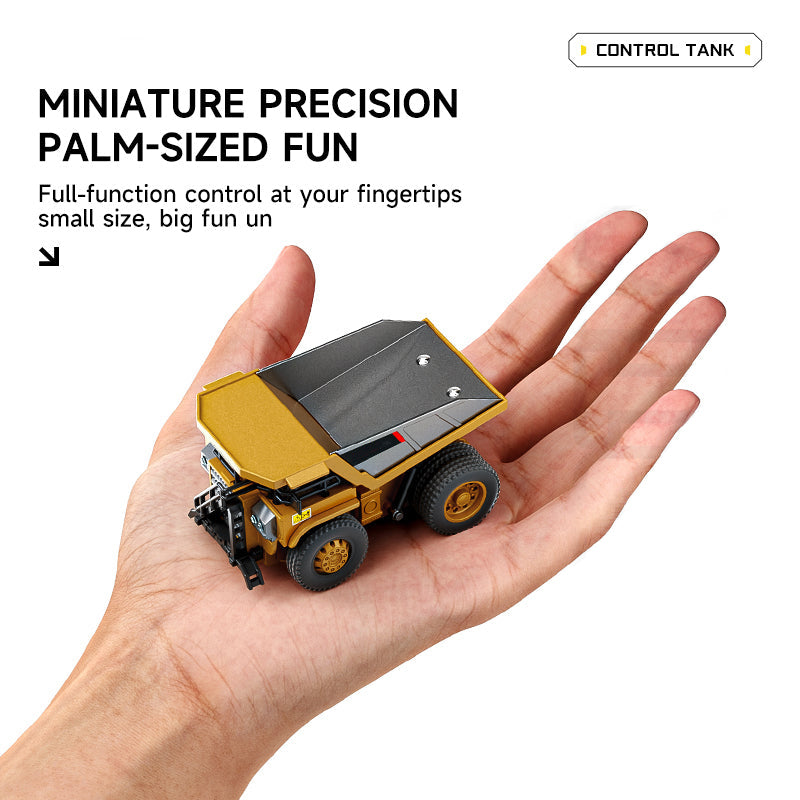 TitanSite – Interaktives Set aus RC-Bagger, Muldenkipper & Gabelstapler