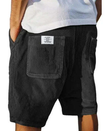 Ridgeline — Pantalones cortos cargo de pana para hombre