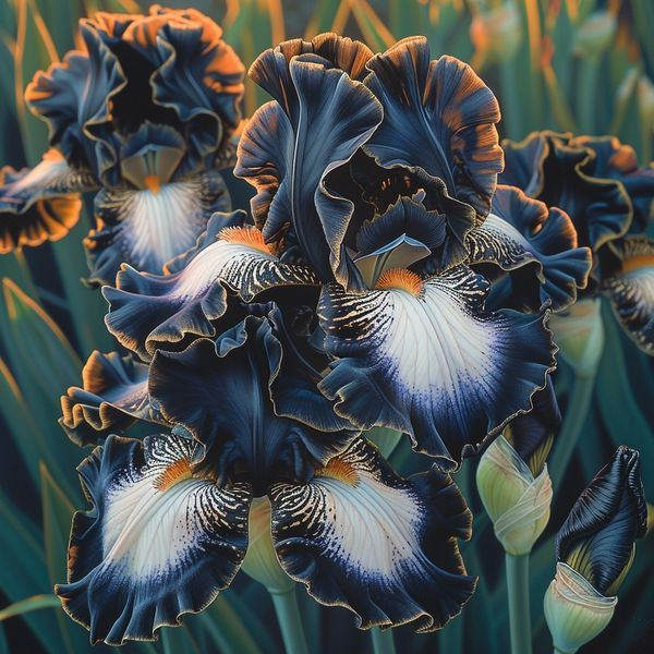 BloomAura – Exotische Hohe Bart-Schwertlilie