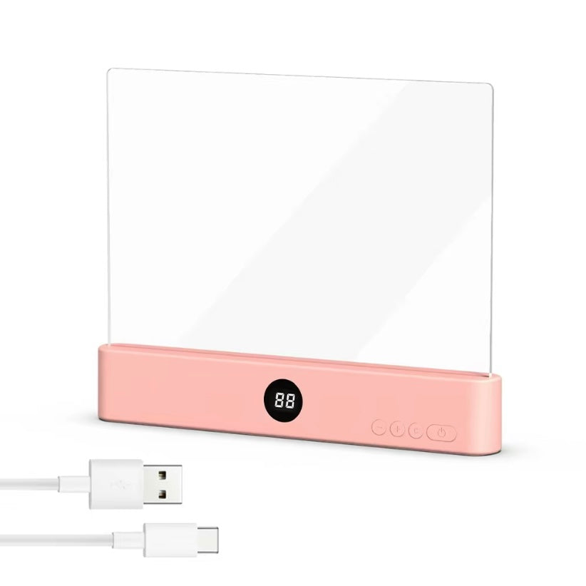 NightLume – Lámpara de Lectura LED Recargable Transparente