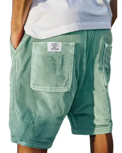 Ridgeline — Pantalones cortos cargo de pana para hombre