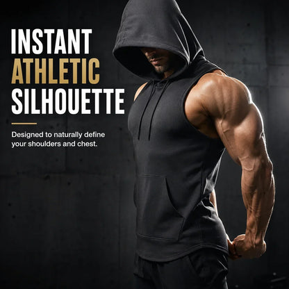 FlexCore – Camiseta sin mangas con capucha de alto rendimiento